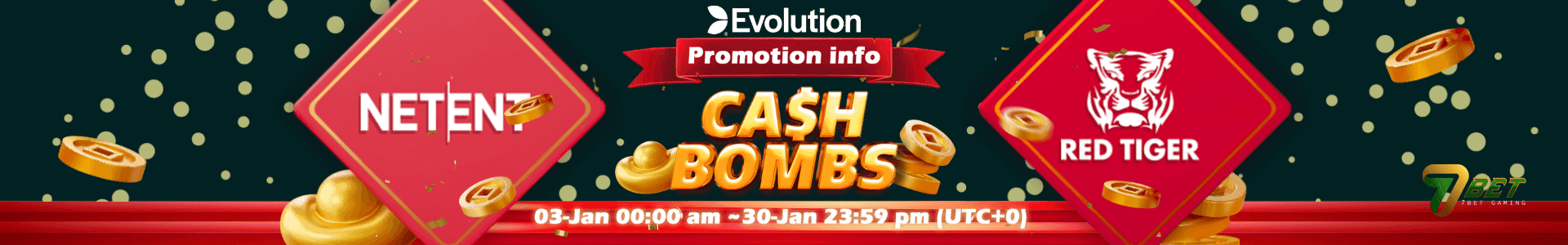 Evolution gaming cash bombs