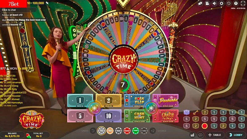 7Bet Crazy Time Live Casino